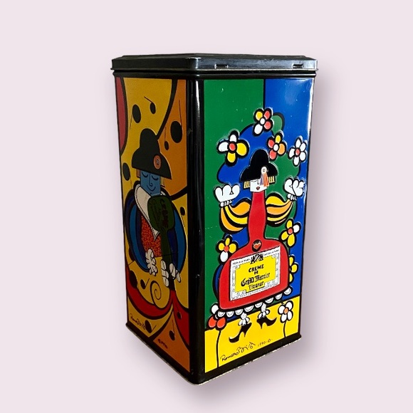 Other - Vintage 1990 Creme de Grand Marnier Romeo Bitton Empty Tin